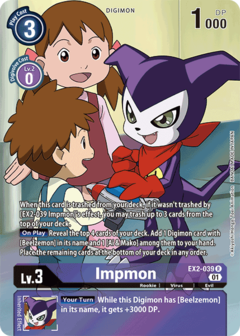 Impmon (Alternate Art) - EX2-039 - Rare