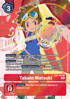 Takato Matsuki (Alternate Art) - EX2-056 - Rare