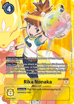 Rika Nonaka (Alternate Art) - EX2-060 - Rare