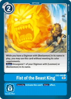 Fist of the Beast King - EX2-069 - Common