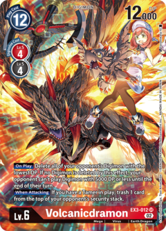 Volcanicdramon (Alternate Art) - EX3-012 - Super Rare