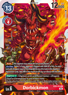 Dorbickmon - EX3-014 - Rare