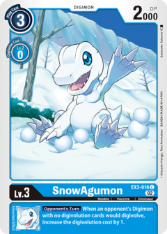 SnowAgumon - EX3-016 - Common