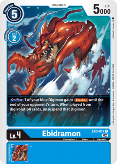 Ebidramon - EX3-017 - Common