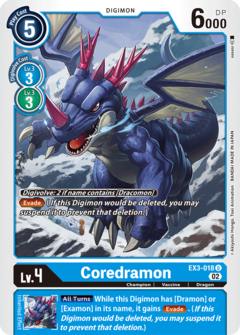 Coredramon - EX3-018 - Uncommon