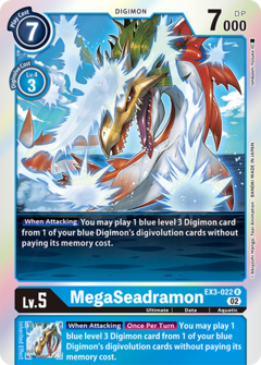 MegaSeadramon - EX3-022 - Rare