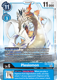 Plesiomon - EX3-023 - Uncommon