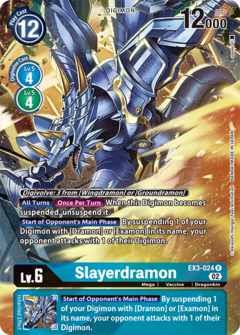 Slayerdramon (Alternate Art) - EX3-024 - Rare