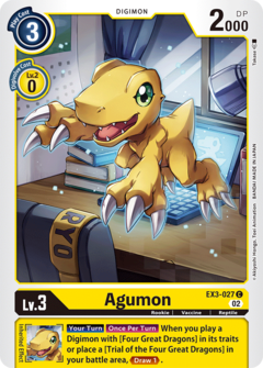 Agumon - EX3-027 - Common