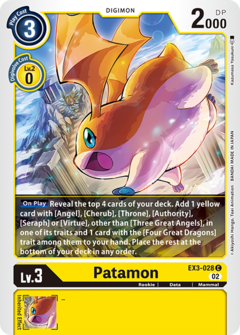 Patamon - EX3-028 - Common