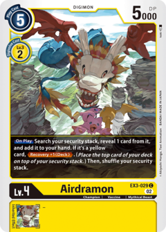 Airdramon - EX3-029 - Common