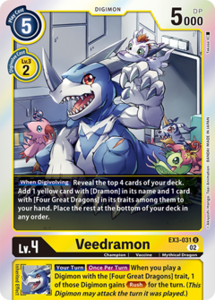 Veedramon - EX3-031 - Box Topper