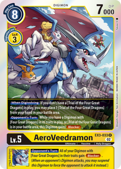 AeroVeedramon - EX3-033 - Rare