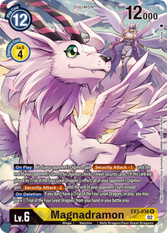 Magnadramon (Alternate Art) - EX3-036 - Rare