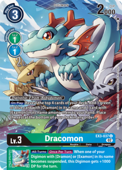 Dracomon (Alternate Art) - EX3-037 - Uncommon