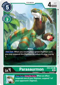 Parasaurmon - EX3-040 - Common