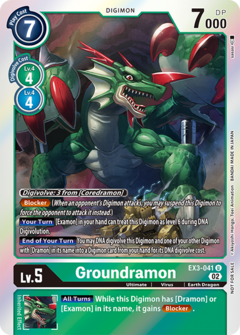 Groundramon - EX3-041 - Box Topper