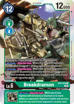 Breakdramon - EX3-044 - Rare