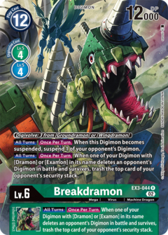 Breakdramon (Alternate Art) - EX3-044 - Rare