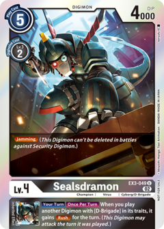 Sealsdramon - EX3-049 - Box Topper