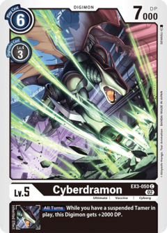 Cyberdramon - EX3-050 - Common