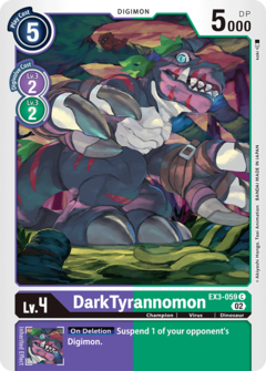 DarkTyrannomon - EX3-059 - Common