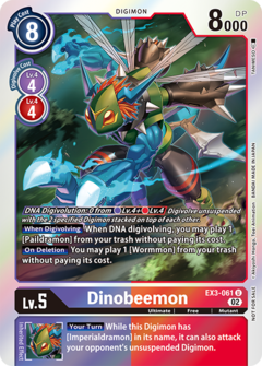 Dinobeemon - EX3-061 - Box Topper