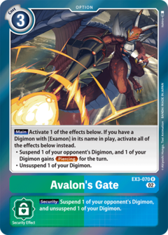 Avalon's Gate - EX3-070 - Rare