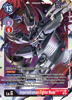 Imperialdramon: Fighter Mode - EX3-073 - Secret Rare