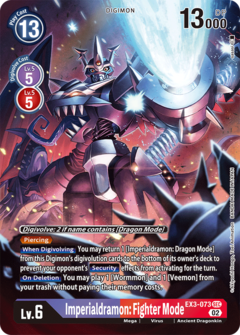 Imperialdramon: Fighter Mode (Alternate Art) - EX3-073 - Secret Rare