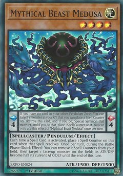 Mythical Beast Medusa - EXFO-EN024 - Super Rare