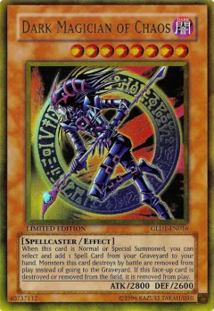 Dark Magician of Chaos - GLD1-EN016 - Gold Rare
