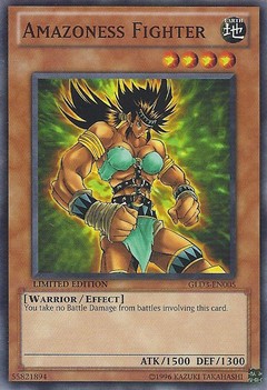 Amazoness Fighter - GLD3-EN005 - Common