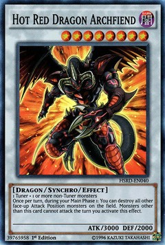 Hot Red Dragon Archfiend - HSRD-EN040 - Super Rare