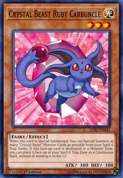 Crystal Beast Ruby Carbuncle - LED2-EN041 - Common