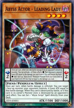 Abyss Actor - Leading Lady - LED3-EN051 - Common