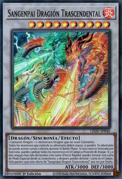 Sangenpai Transcendent Dragion - LEDE-EN040 - Super Rare - comprar online