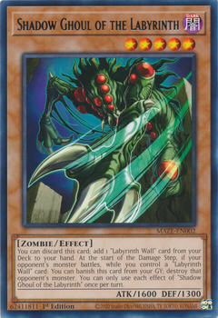 Shadow Ghoul of the Labyrinth - MAZE-EN002 - Rare