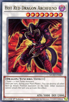 Hot Red Dragon Archfiend - MGED-EN067 - Rare