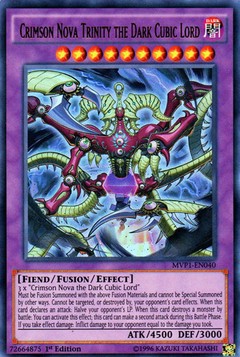 Crimson Nova Trinity the Dark Cubic Lord - MVP1-EN040 - Ultra Rare