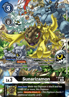 Sunarizamon - P-033 - Alternative Art