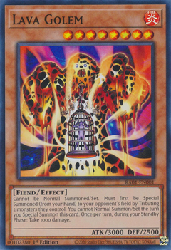 Lava Golem - RA01-EN001 - Super Rare