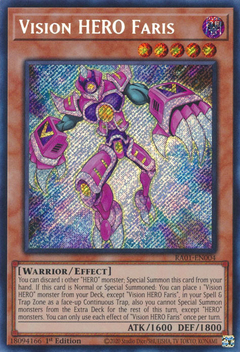 Vision HERO Faris - RA01-EN004 - Secret Rare