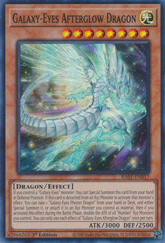 Galaxy-Eyes Afterglow Dragon - RA01-EN017 - Super Rare