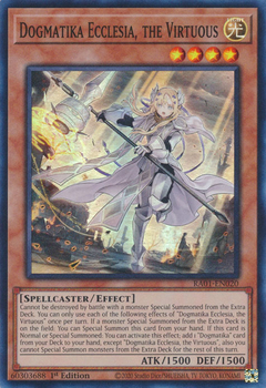 Dogmatika Ecclesia, the Virtuous - RA01-EN020 - Super Rare