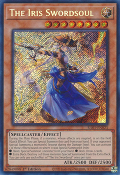 The Iris Swordsoul - RA01-EN023 - Secret Rare