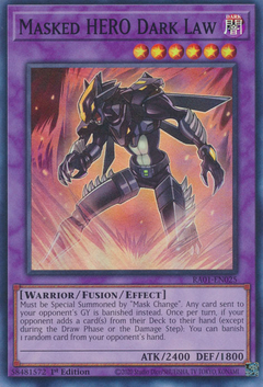 Masked HERO Dark Law - RA01-EN025 - Super Rare