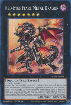 Red-Eyes Flare Metal Dragon - RA01-EN038 - Super Rare