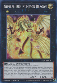 Number 100: Numeron Dragon - RA01-EN039 - Super Rare