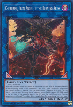 Cherubini, Ebon Angel of the Burning Abyss - RA01-EN042 - Super Rare